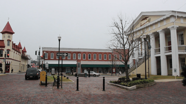 Newberry's Historical Downtown area provided a beautiful eerie backdrop for the film.